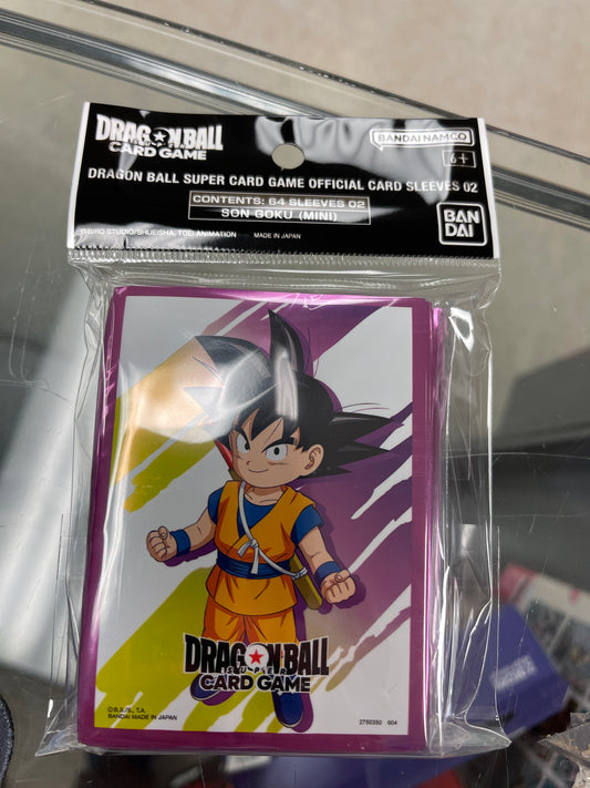 Dragonball Super Card Game: Fusion World- Son Goku (Mini) Official Card Sleeves (64 Sleeves)