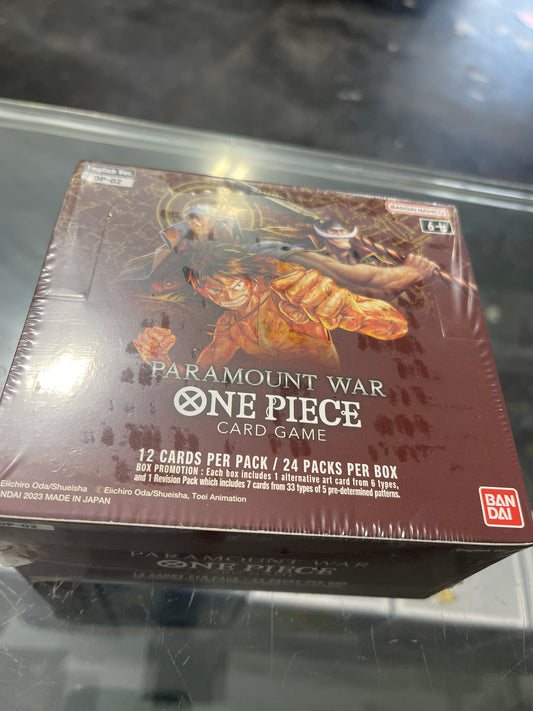 One Piece Card Game- Paramount War (OP-02)- Booster Box (English)