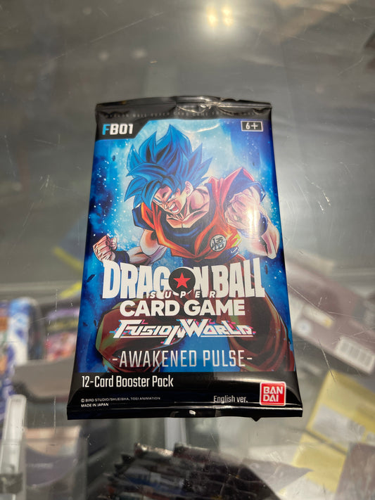 Dragonball Super: Fusion World- Awakened Pulse (FB-01)- Booster Pack