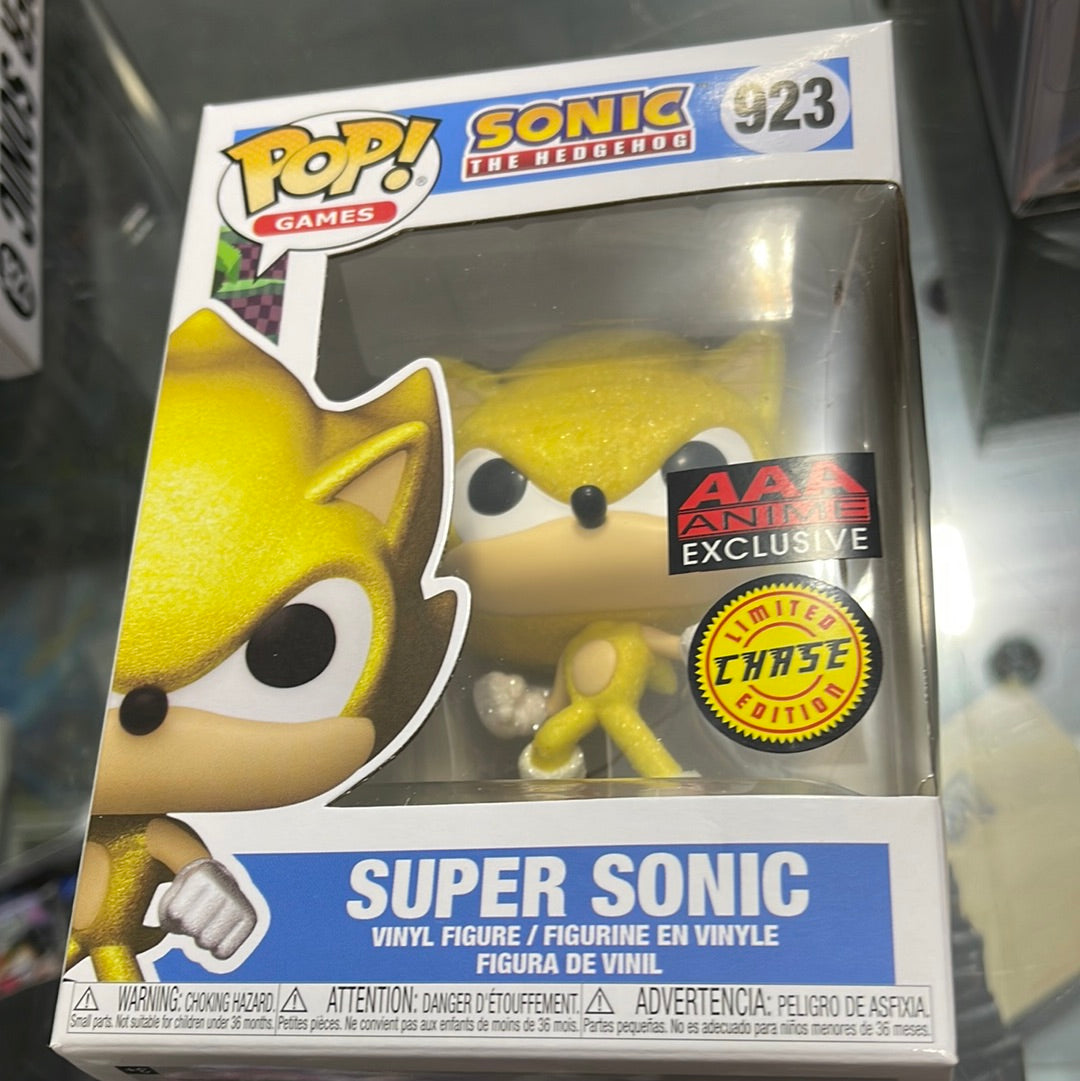 Super Sonic (Sonic the Hedgehog)- Funko Pop! #923 (AAA Anime)