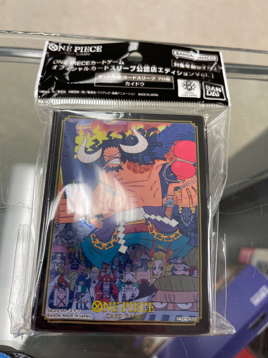 One Piece Card Game- Kaido Official Card Sleeves (70 Sleeves)