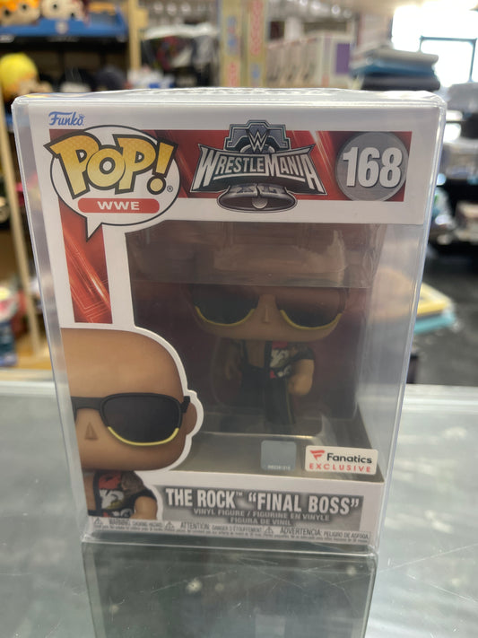 The Rock “Final Boss” (WWE)- Funko Pop! #168 (Fanatics Exclusive)