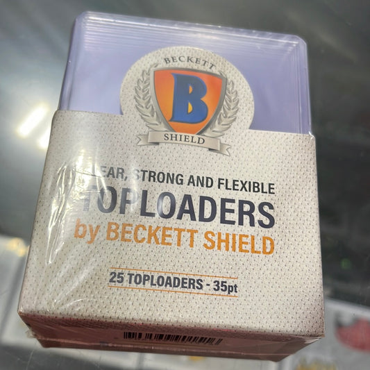 Beckett Shield Supplies- 25 Toploaders (35pt)