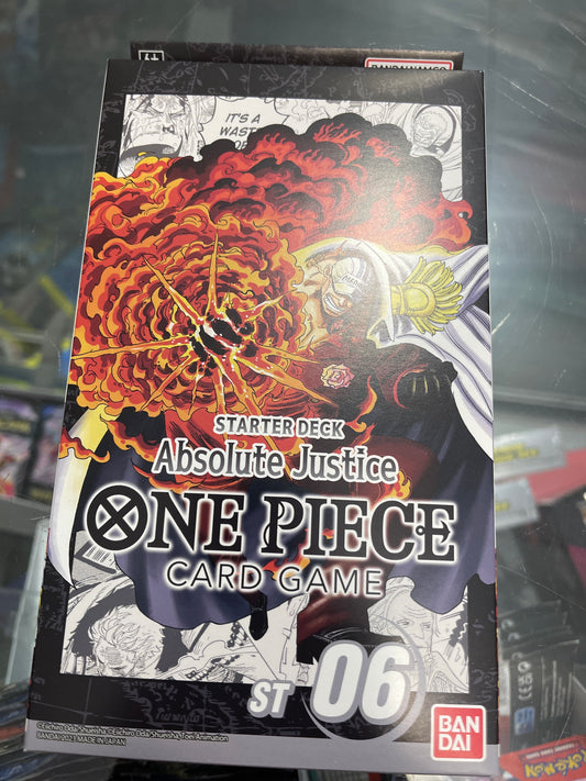 One Piece Card Game- Absolute Justice Starter Deck (ST-06)(English)