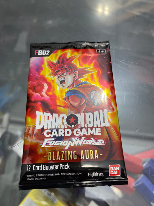 Dragonball Super: Fusion World- Blazing Aura (FB-02)- Booster Pack