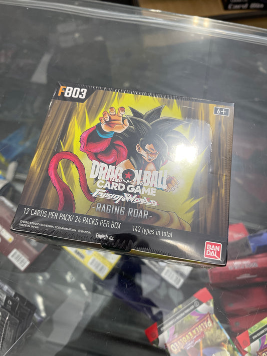 Dragonball Super Card Game: Fusion World- Raging Roar Booster Box (FB-03)(English)