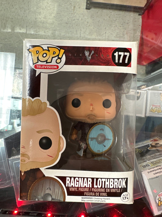 Ragnar Lothbrok (Vikings) - Funko Pop! #177 (Box Damage)