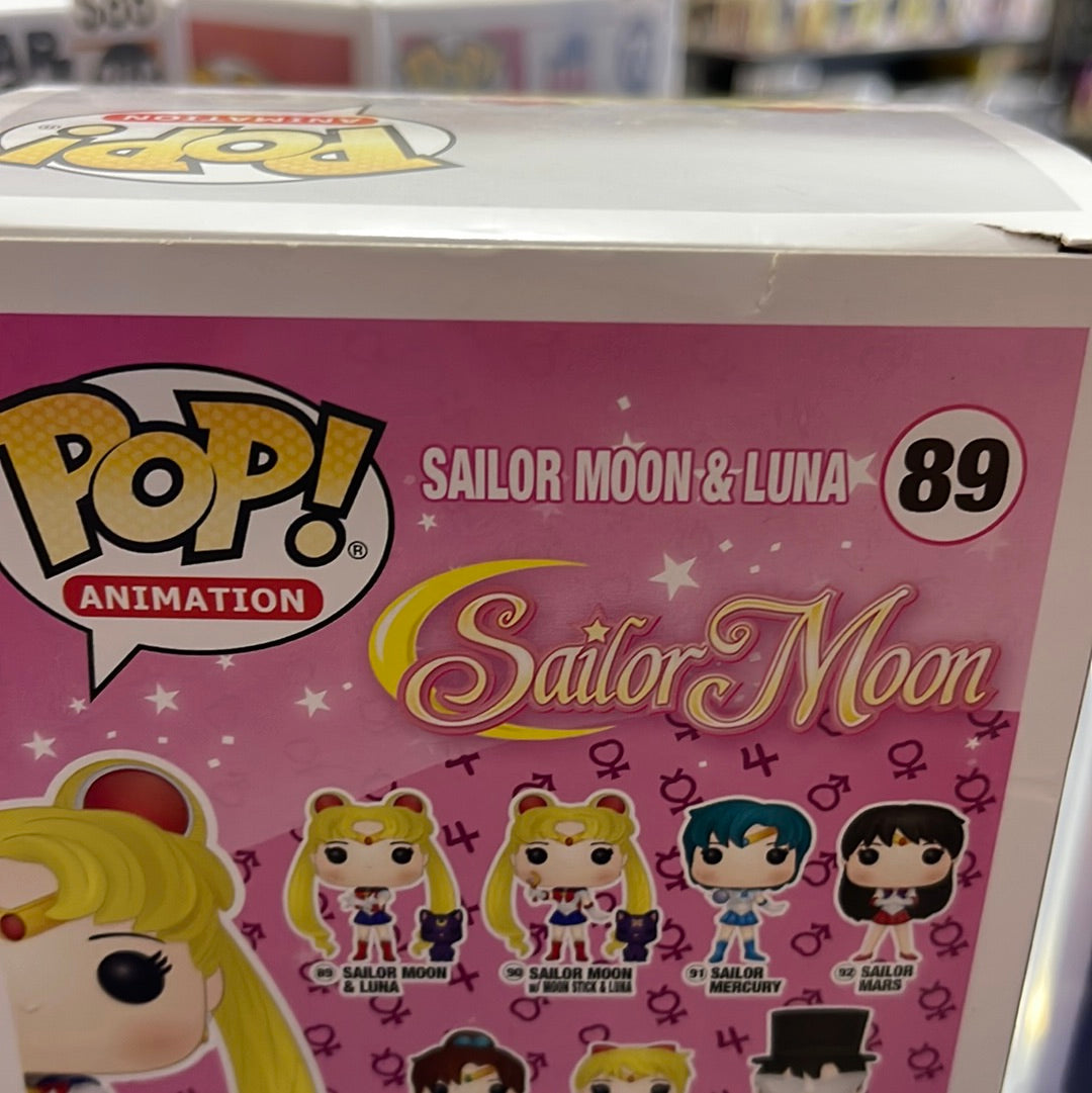 Sailor Moon & Luna - Funko Pop! #89 (Only at Go!)