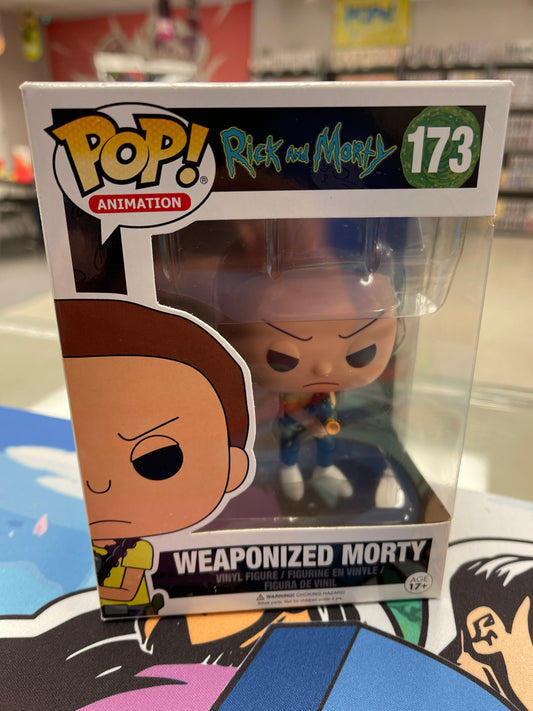 Weaponized Morty (Rick and Morty)- Funko Pop! #173 (Box Damage)