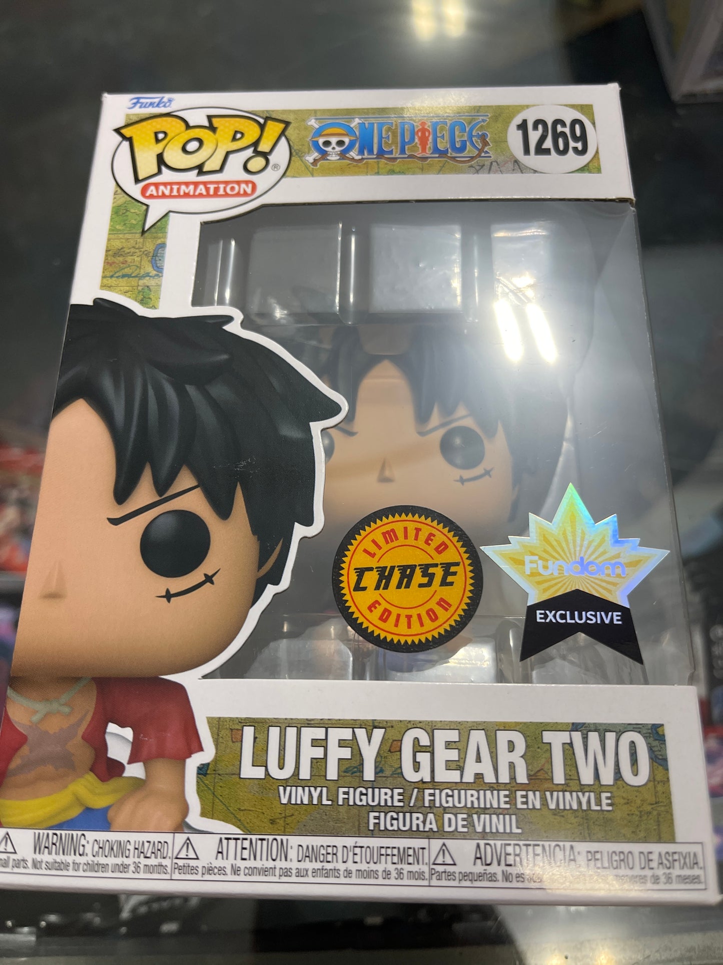 Luffy Gear Two (One Piece)- Funko Pop! #1269 (Fundom- Chase)