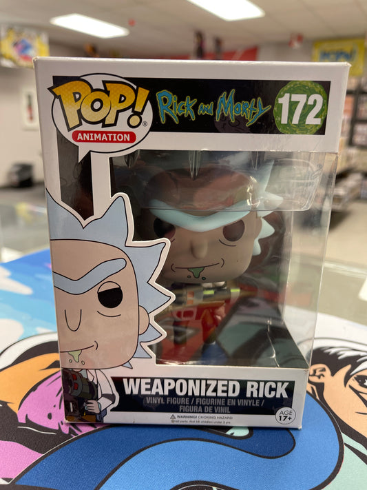 Weaponized Rick (Rick and Morty)- Funko Pop! #172 (Box Damage)