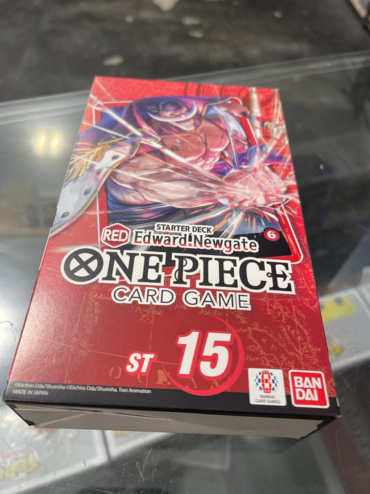 One Piece Card Game- Red Edward.Newgate Starter Deck (ST-15)(English)