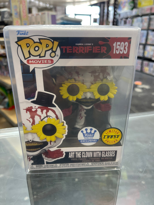 Art the Clown w/ Glasses (Terrifier)- Funko Pop! #1593 (Funko Exclusive- Chase)