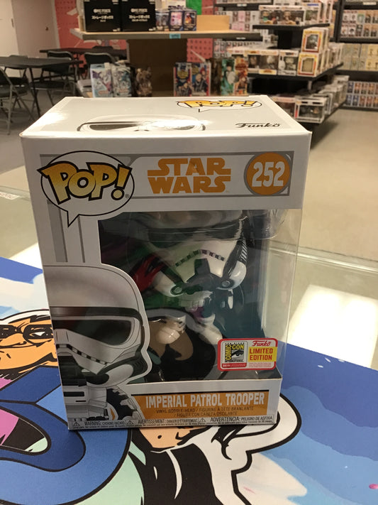 Imperial Patrol Trooper (Star Wars)-Funko Pop! #252 (2018 SDCC)(Box Damage/Shelf Wear)