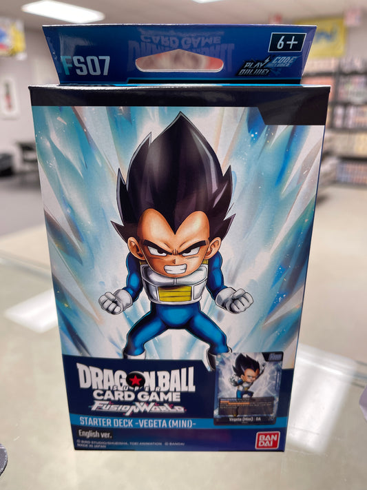 Dragonball Super Card Game: Fusion World- Vegeta (Mini) Starter Deck (FS-07)(English)