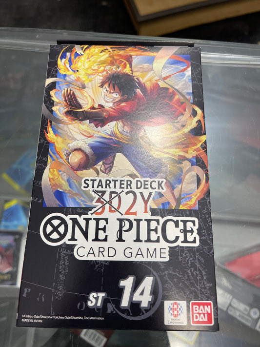 One Piece Card Game- 3D2Y Starter Deck (ST-14)(English)