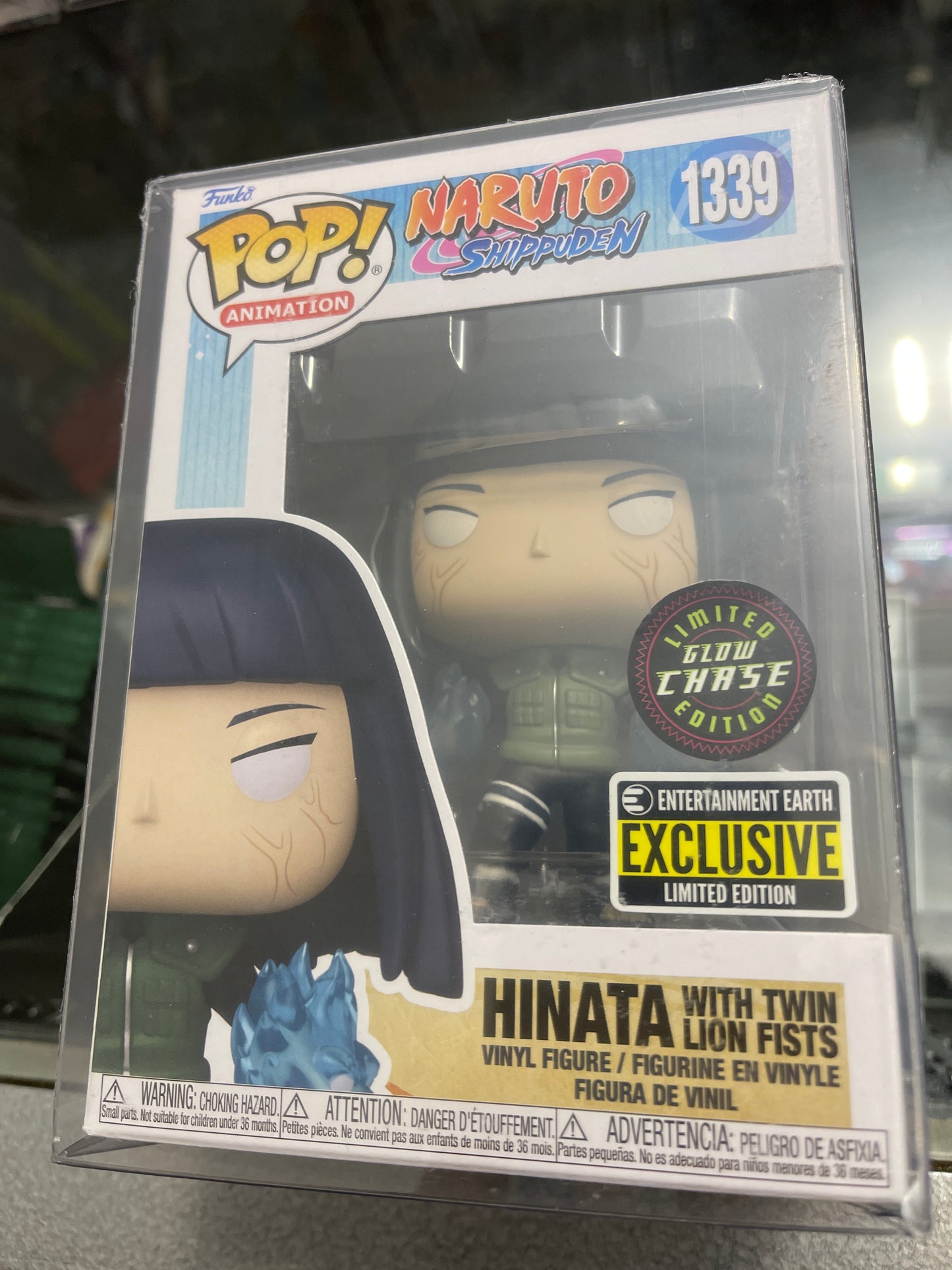 Hinata w/Twin Lion Fists (Naruto Shippuden)- Funko Pop! #1339 (EE Exclusive- Chase)