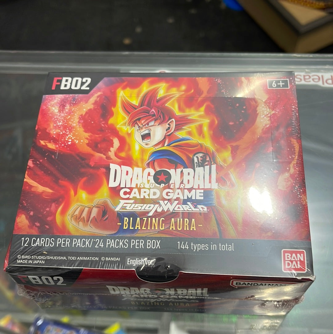 Dragonball Super: Fusion World- Blazing Aura (FB-02)- Booster Box