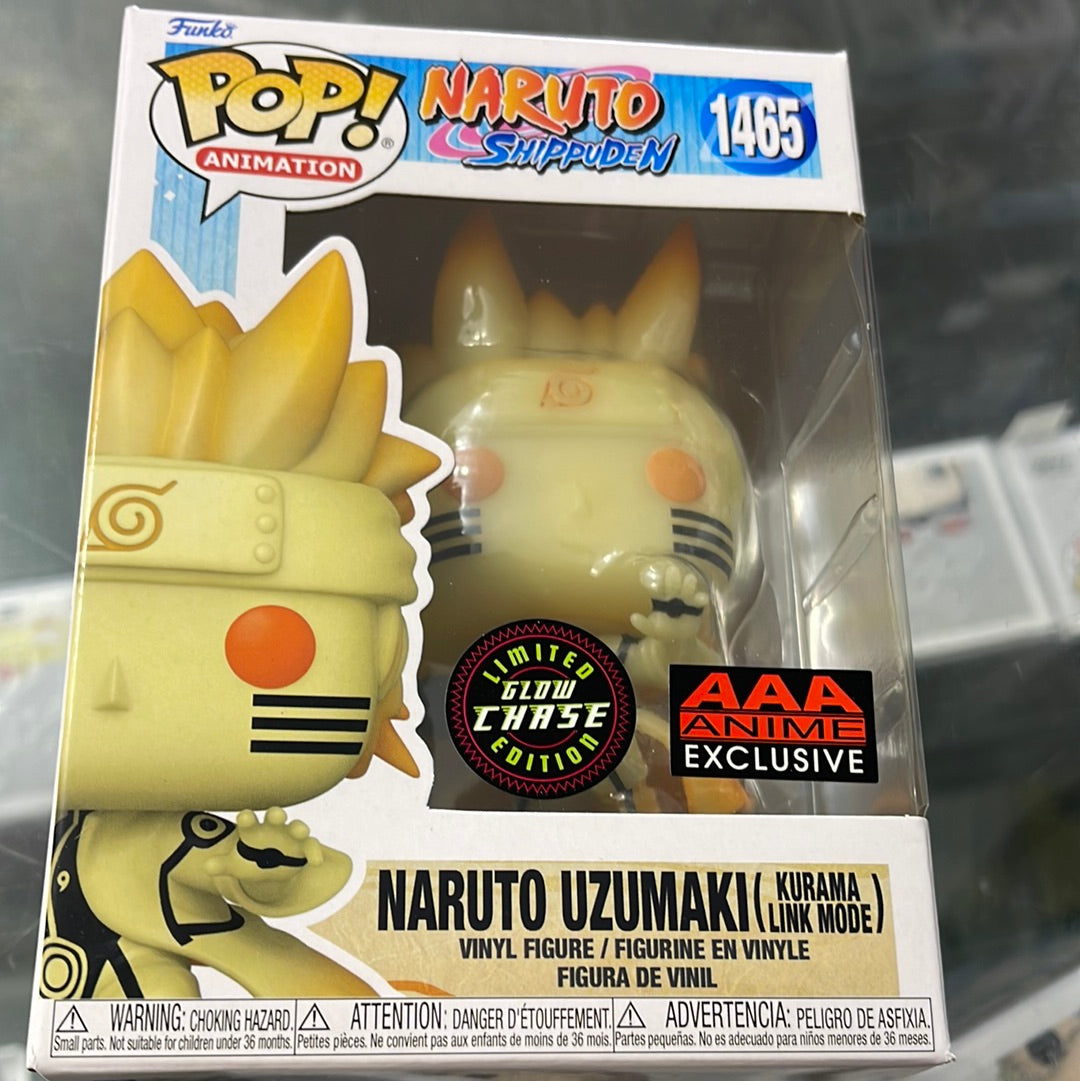 Naruto Uzumaki (Kurama Link Mode)(Naruto Shippuden)- Funko Pop! #1465 (AAA Anime Chase)