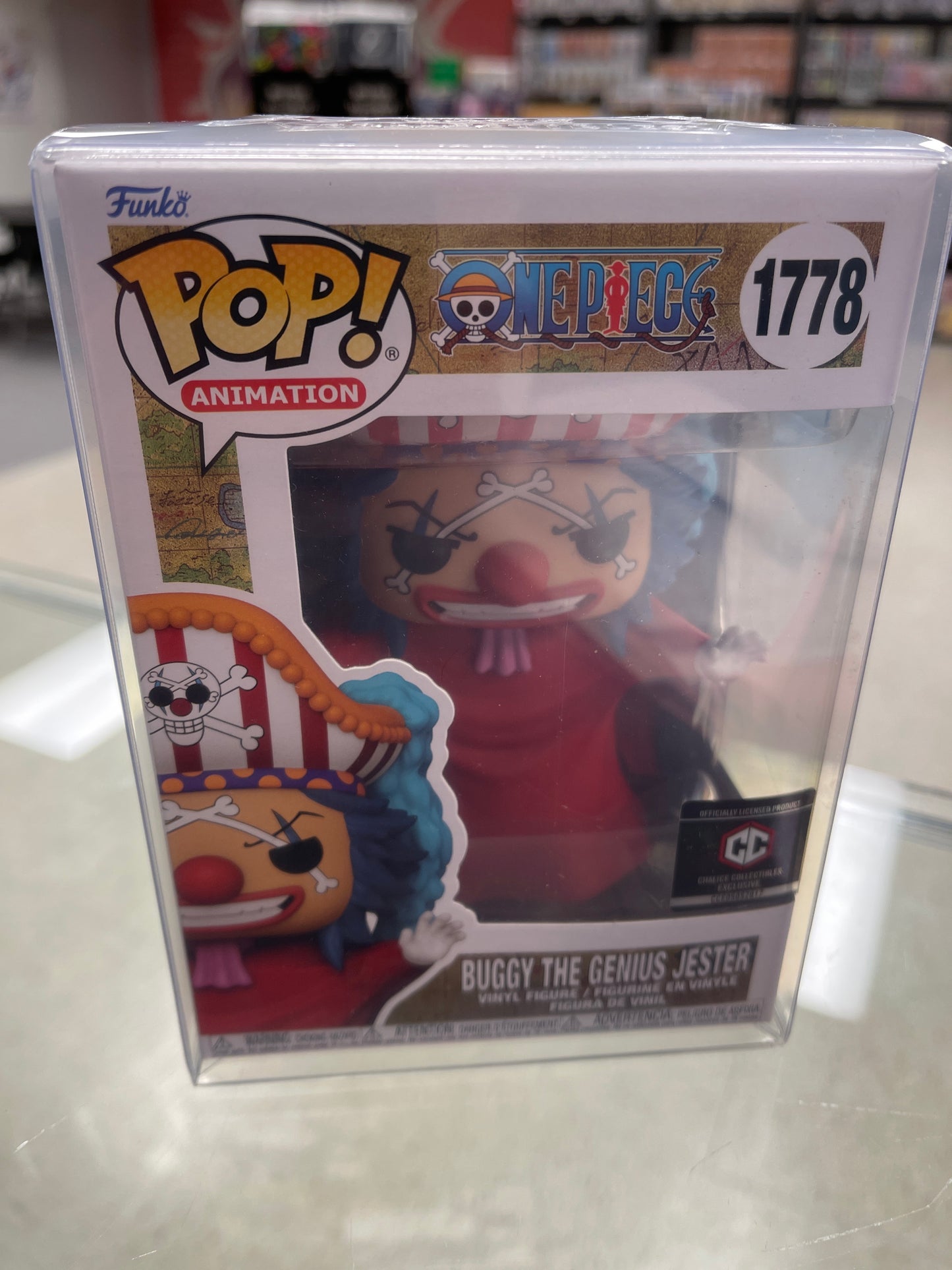 Buggy the Genius Jester (One Piece)- Funko Pop! #1778 (Chalice Exclusive)