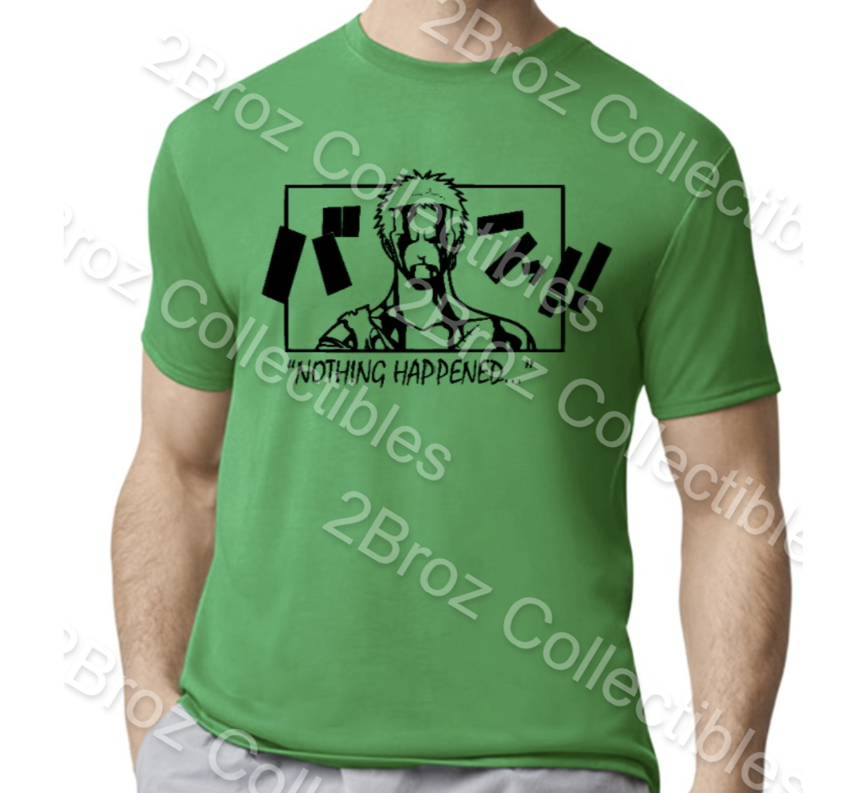 One Piece Roronoa Zoro Nothing Happened Shirt