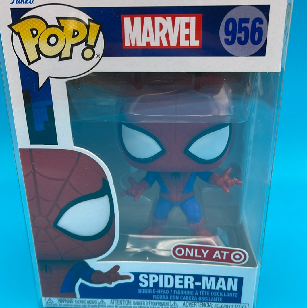 Spider-Man (Marvel)-Funko Pop! #956 (Target Exclusive)